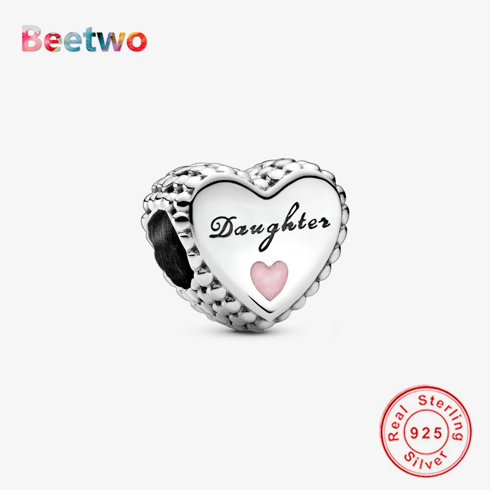 Fit Original Pandrola Charms 925 Sterling Silver Birthday Mum Dad Heart Charm Bracelet Making Berloque Jewelry Mother Gifts
Fit Original Pandrola Charms 925 Sterling Silver Birthday Mum Dad Heart Charm Bracelet Making Berloque Jewelry Mother Gifts