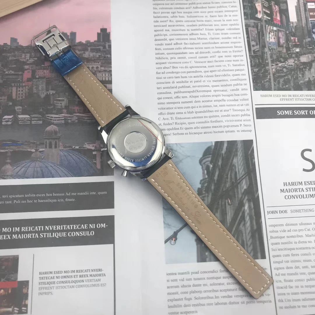 Luxury New Men Automatic Mechanical Chronometer Stopwatch Black Leather Date Calendar Stainless Steel Sapphire Watch White Dial
Luxury New Men Automatic Mechanical Chronometer Stopwatch Black Leather Date Calendar Stainless Steel Sapphire Watch White Dial