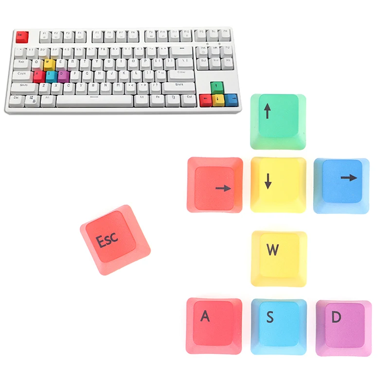 9 Key Keycap Wasd Mechanical Keyboard Keycaps Oem Profile Pbt Rgby Modifiers
9 Key Keycap Wasd Mechanical Keyboard Keycaps Oem Profile Pbt Rgby Modifiers