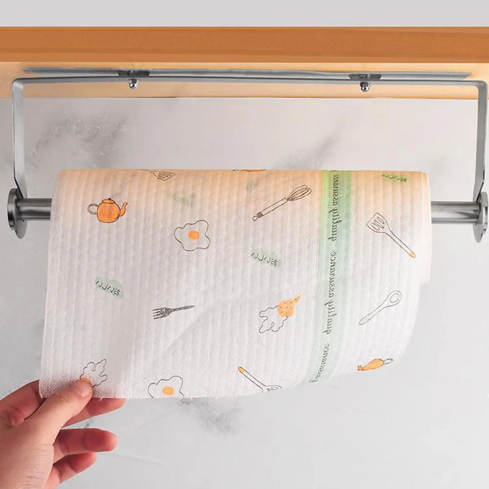 Kitchen Paper Roll Towel Holder Stainless Steel Self Adhesive Hanging Holder Shelf Cabinet Toilet Paper Rack Hanger For Bathroom
Kitchen Paper Roll Towel Holder Stainless Steel Self Adhesive Hanging Holder Shelf Cabinet Toilet Paper Rack Hanger For Bathroom