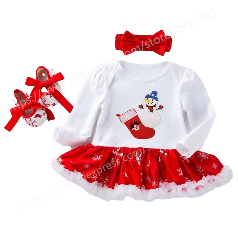 1st Christmas Onesie Costume Outfits Tutu Dress Newborn Baby Girls Birthday Romper Tutu Dress Outfit with Headband Shoes
1st Christmas Onesie Costume Outfits Tutu Dress Newborn Baby Girls Birthday Romper Tutu Dress Outfit with Headband Shoes