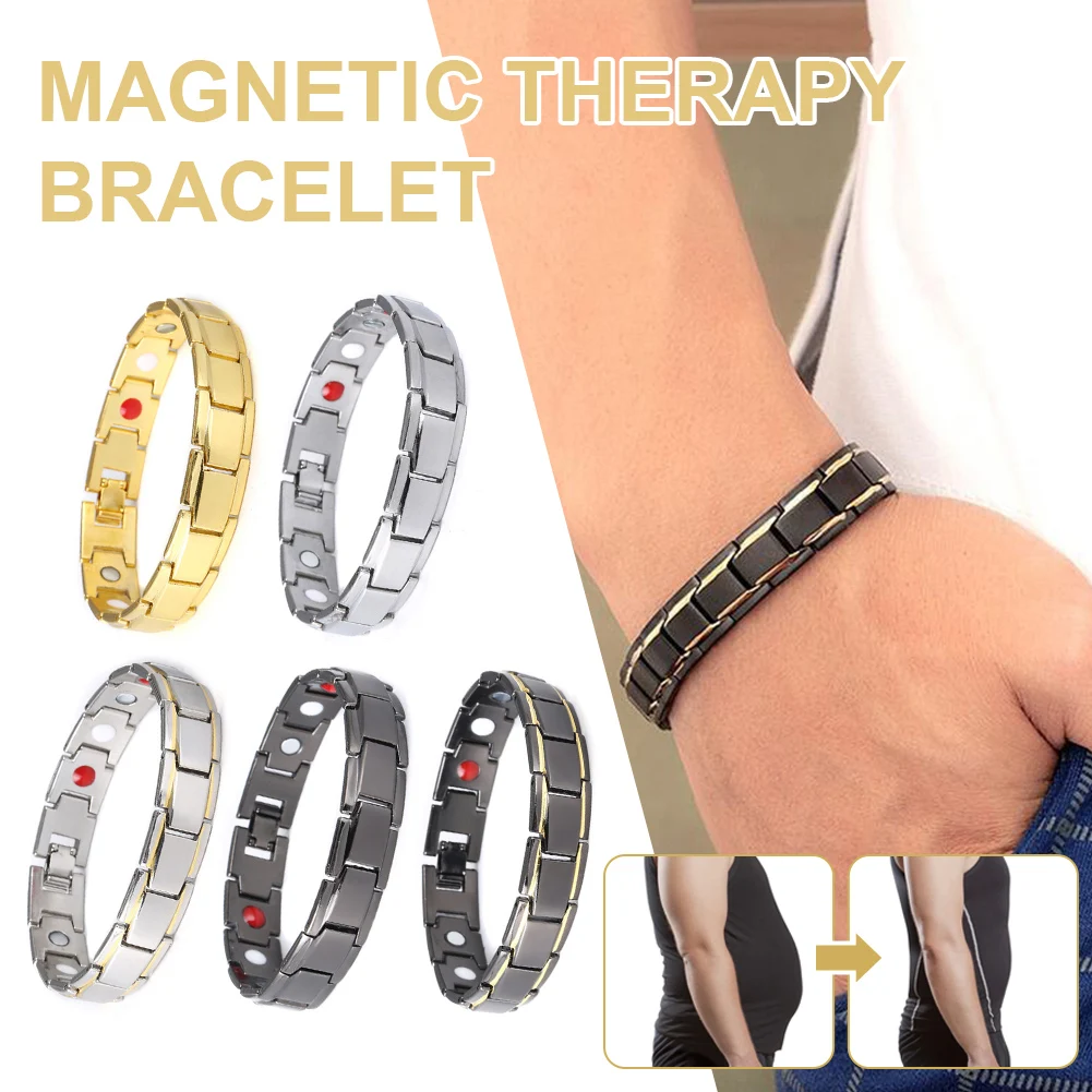 Men's Magnetic Therapy Bracelet Weight Loss Improve Blood Circulation Fatigue Relief Health Therapy Bangle Man Bracelet Jewelry
Men's Magnetic Therapy Bracelet Weight Loss Improve Blood Circulation Fatigue Relief Health Therapy Bangle Man Bracelet Jewelry