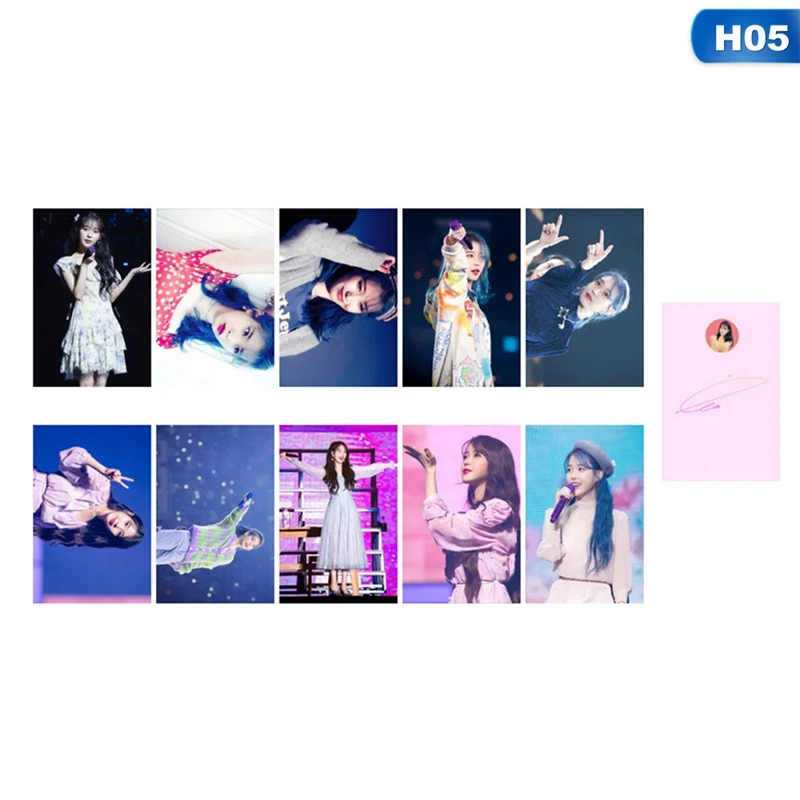 10Pcs/set IU Ji Eu New Album Love Poem Self Made Paper Lomo Card Photo Card Poster Photocard Fans Gift Collection
10Pcs/set IU Ji Eu New Album Love Poem Self Made Paper Lomo Card Photo Card Poster Photocard Fans Gift Collection