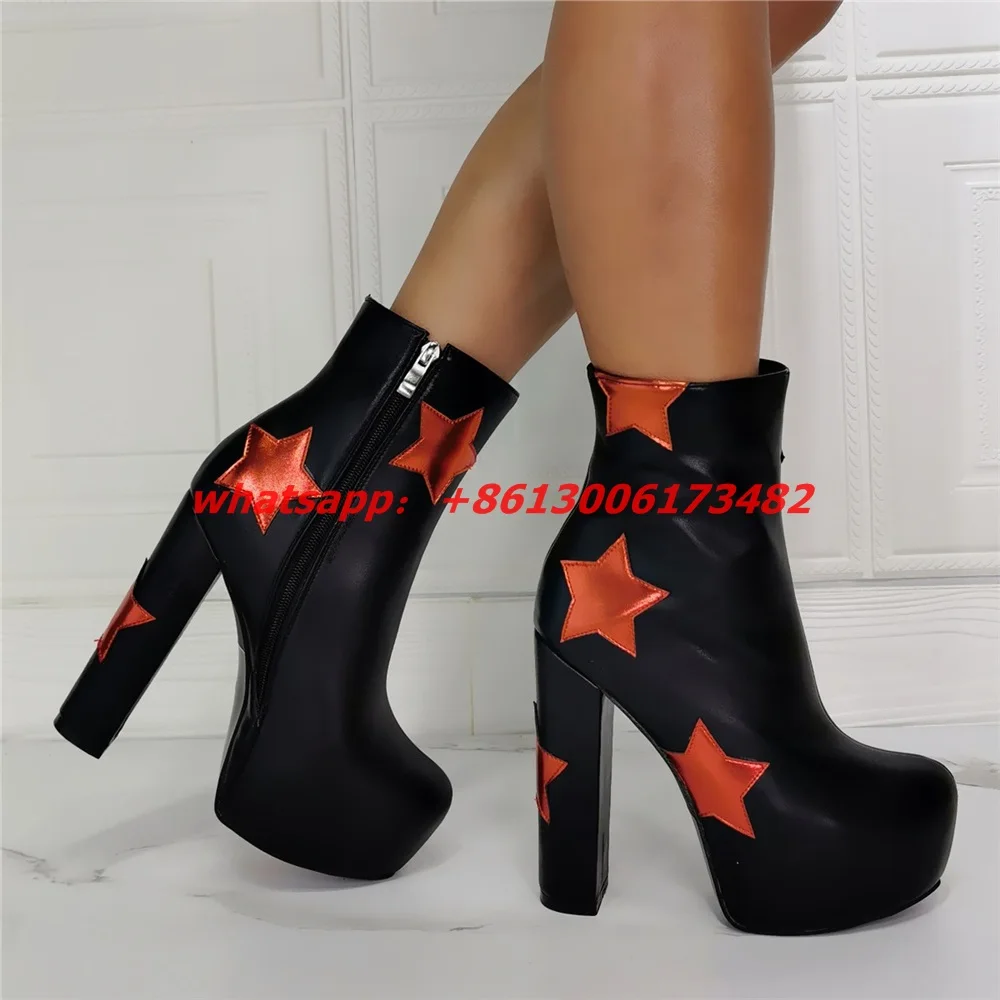 large size 46 woman high Platform chunky heel stars ankle boots red stars chunky high heel platform woman short boots plus size
large size 46 woman high Platform chunky heel stars ankle boots red stars chunky high heel platform woman short boots plus size