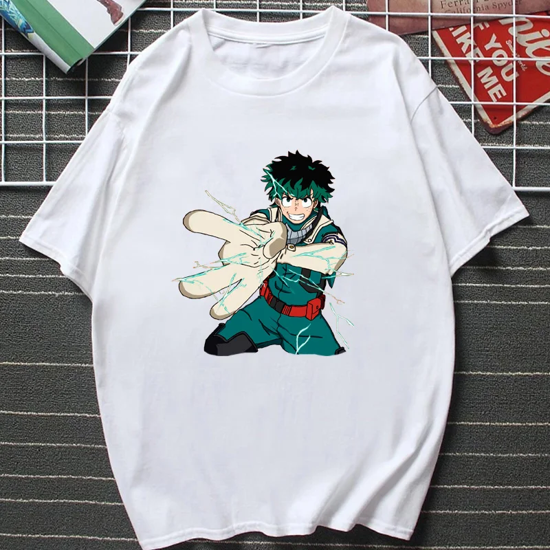 My Hero Academia Crew Neck Man women Anime T-Shirt Manga Midoriya Izuku Graphic Hip Hop Streetwear Fashion Casual Unisex Tees
My Hero Academia Crew Neck Man women Anime T-Shirt Manga Midoriya Izuku Graphic Hip Hop Streetwear Fashion Casual Unisex Tees