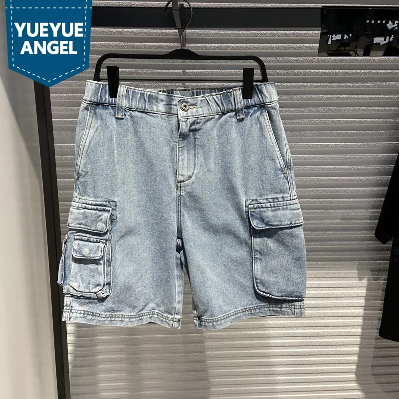 2022 Summer New Slim Mens Cargo Denim Shorts Korean Style Straight Fashion Concise Design High Street Male Casual Shorts
2022 Summer New Slim Mens Cargo Denim Shorts Korean Style Straight Fashion Concise Design High Street Male Casual Shorts