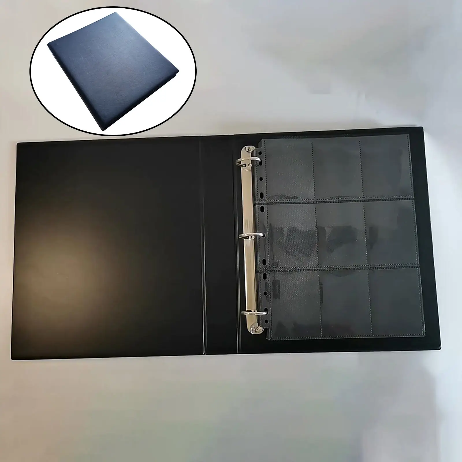 Portable Trading Cards Sleeves, 9-Pocket Premium Binder Double-side Clear Plastic Game Page Protectors Storage Holder Folder
Portable Trading Cards Sleeves, 9-Pocket Premium Binder Double-side Clear Plastic Game Page Protectors Storage Holder Folder