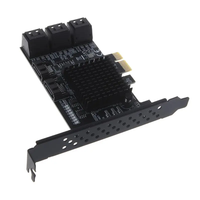 9215+575 Chip 8 Ports SATA 3.0 to PCIe Expansion Card PCI Express SATA Adapter Converter with Bracket Driver for HDD
9215+575 Chip 8 Ports SATA 3.0 to PCIe Expansion Card PCI Express SATA Adapter Converter with Bracket Driver for HDD