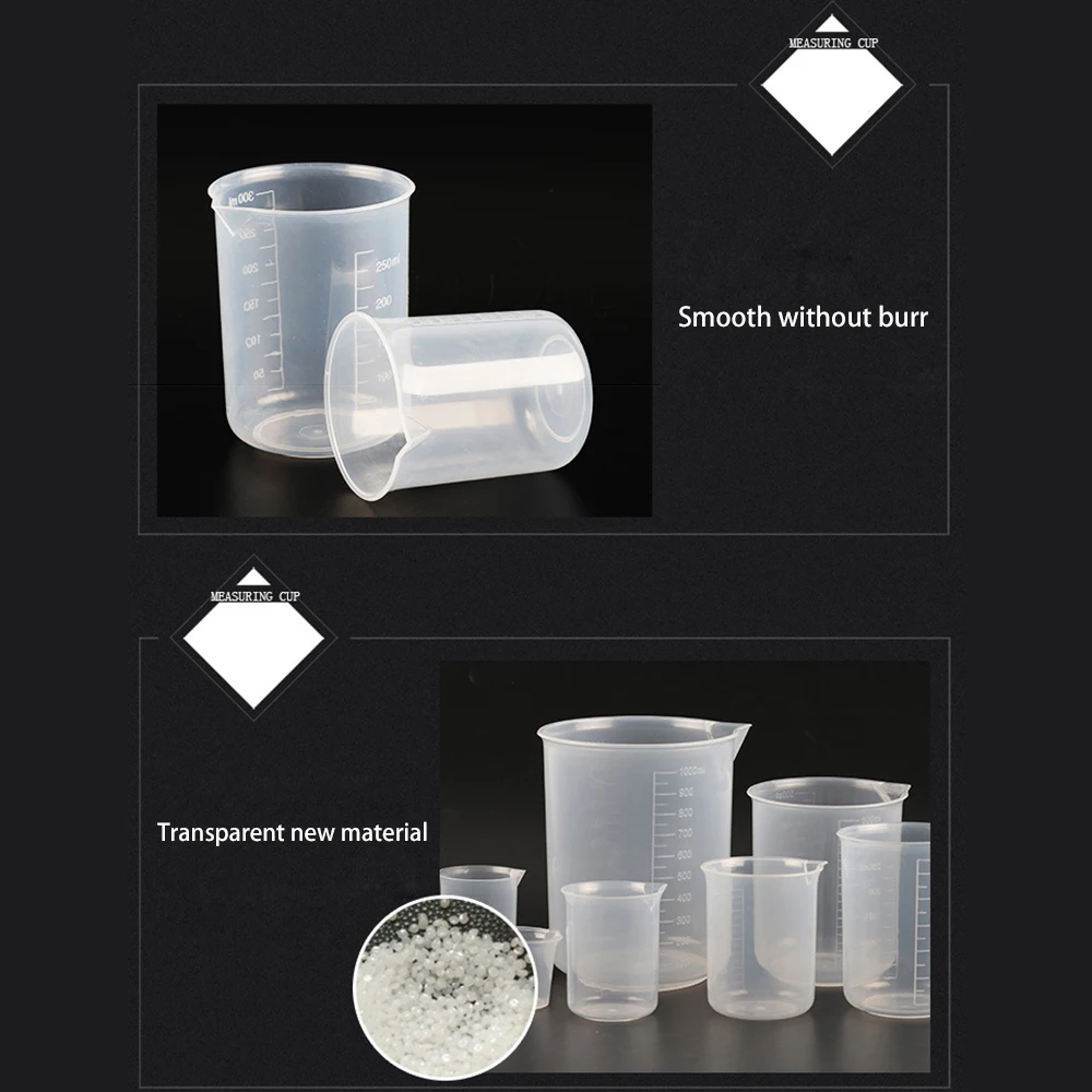 1PCS 50-1000ML Thickened Plastic Graduated Measuring Cup For Baking Beaker Laboratory Supplies Dropshipping
1PCS 50-1000ML Thickened Plastic Graduated Measuring Cup For Baking Beaker Laboratory Supplies Dropshipping