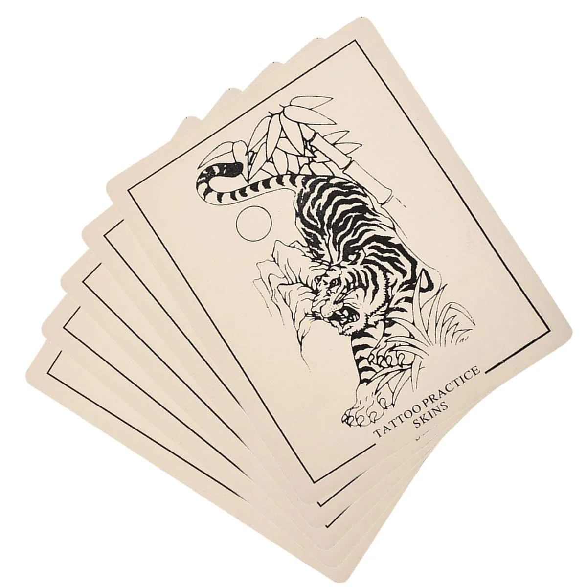 5pcs Practice Skin Tiger Pattern Simulation Silicone Skin for Learning Training
5pcs Practice Skin Tiger Pattern Simulation Silicone Skin for Learning Training