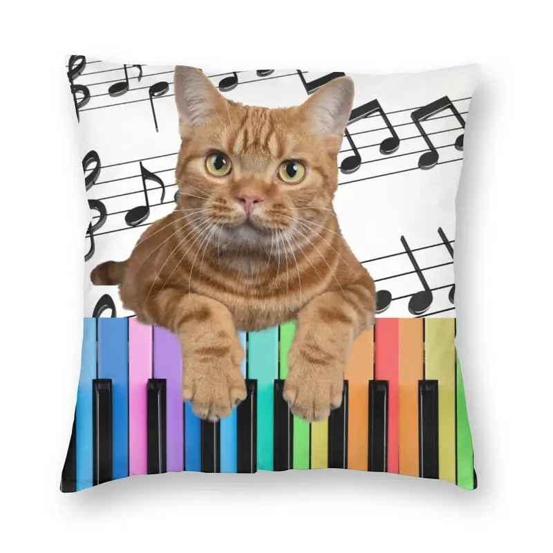Cool Orange Tabby Cat Playing Rainbow Piano Pillow Cover Home Decor 3D Double Side Print Cushion Cover for Car
Cool Orange Tabby Cat Playing Rainbow Piano Pillow Cover Home Decor 3D Double Side Print Cushion Cover for Car