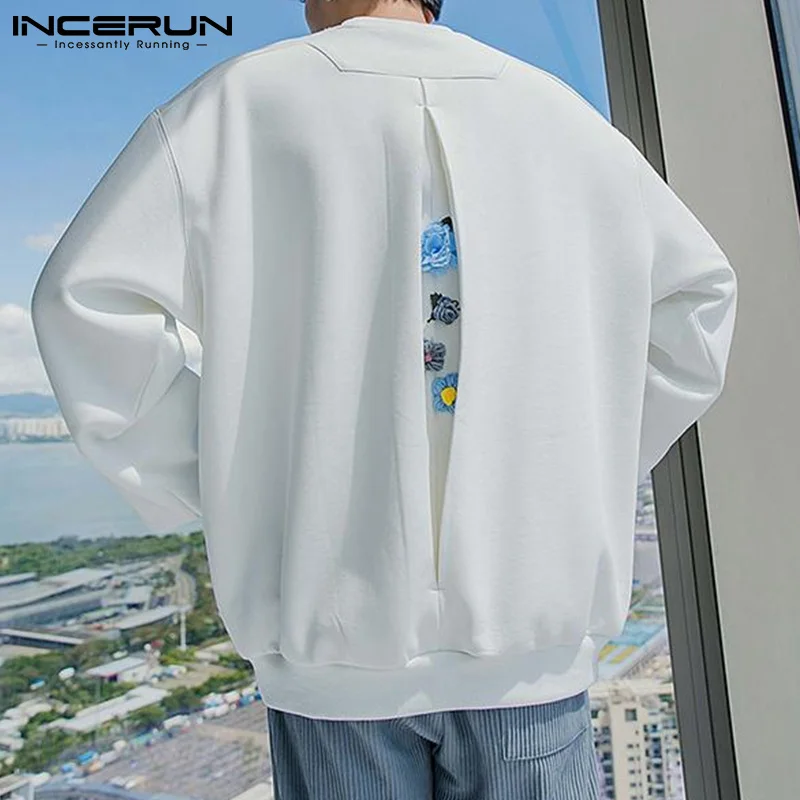 INCERUN Tops 2023 Men's Autumn Casual Streetwear Trend Jackets Male Back With Flower Sweater Korean Stytle Fashion Sweater S-5XL
INCERUN Tops 2023 Men's Autumn Casual Streetwear Trend Jackets Male Back With Flower Sweater Korean Stytle Fashion Sweater S-5XL