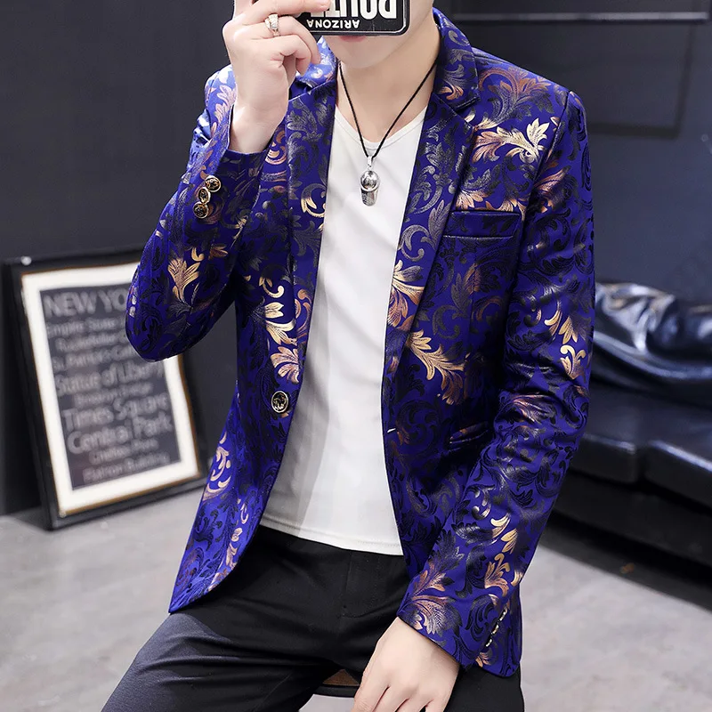 HOO 2021 Men's Fall Retro Printed blazer Youth British Style Hot Stamping Slim Casual blazer
HOO 2021 Men's Fall Retro Printed blazer Youth British Style Hot Stamping Slim Casual blazer