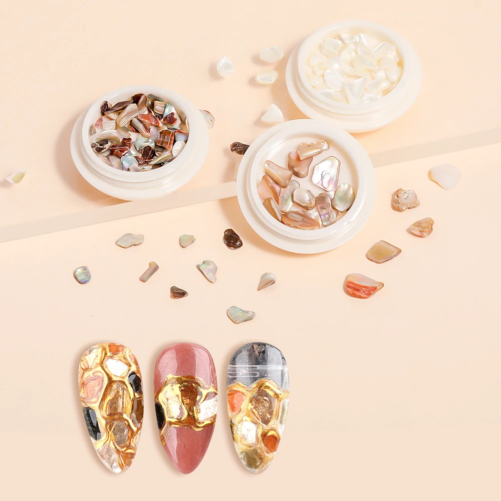 A Set Natural Irregular Abalone Shell Nail Art Decoration Charms Glittering Shell Exquisite Amber Acrylic 3D DIY Nail Art Sequin
A Set Natural Irregular Abalone Shell Nail Art Decoration Charms Glittering Shell Exquisite Amber Acrylic 3D DIY Nail Art Sequin