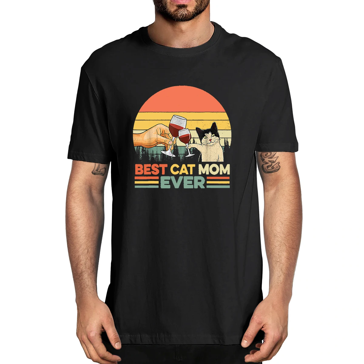 100% Cotton Best Cat Mom Ever Wine Drinking Vintage Funny Men's Novelty T-Shirt Women Casual Streetwear Harajuku Tee Oversize
100% Cotton Best Cat Mom Ever Wine Drinking Vintage Funny Men's Novelty T-Shirt Women Casual Streetwear Harajuku Tee Oversize