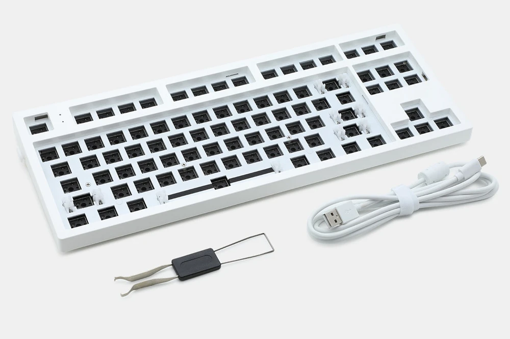 Набор для клавиатуры Flesports MK870 механическая клавиатура с RGB-подсветкой горячая