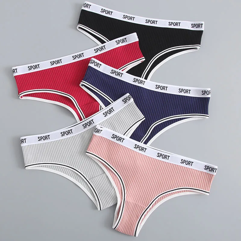Women's Cotton Letter Panties Lingerie Girls Solid Color Briefs Sexy Sport Underpants Fashion Female Underwear Intimates
Women's Cotton Letter Panties Lingerie Girls Solid Color Briefs Sexy Sport Underpants Fashion Female Underwear Intimates