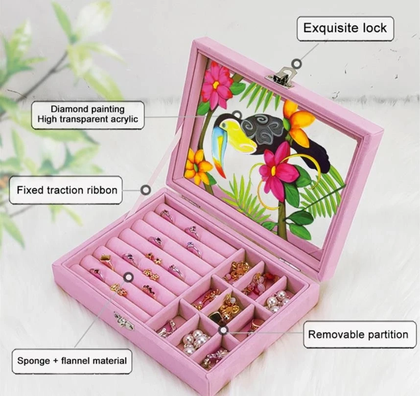 DIY diamond painting jewelry storage box pink butterfly figure rhinestone diamond mosaic diamond embroidery tool set ladies gift
DIY diamond painting jewelry storage box pink butterfly figure rhinestone diamond mosaic diamond embroidery tool set ladies gift