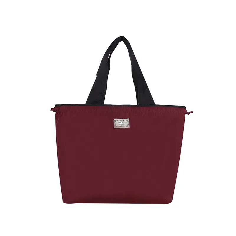 Large Solid Color Foldable Drawstring Bags Reusable Shopping Bags Travel Storage Bags Portable Ladies Tote Bags Storage Bags
Large Solid Color Foldable Drawstring Bags Reusable Shopping Bags Travel Storage Bags Portable Ladies Tote Bags Storage Bags