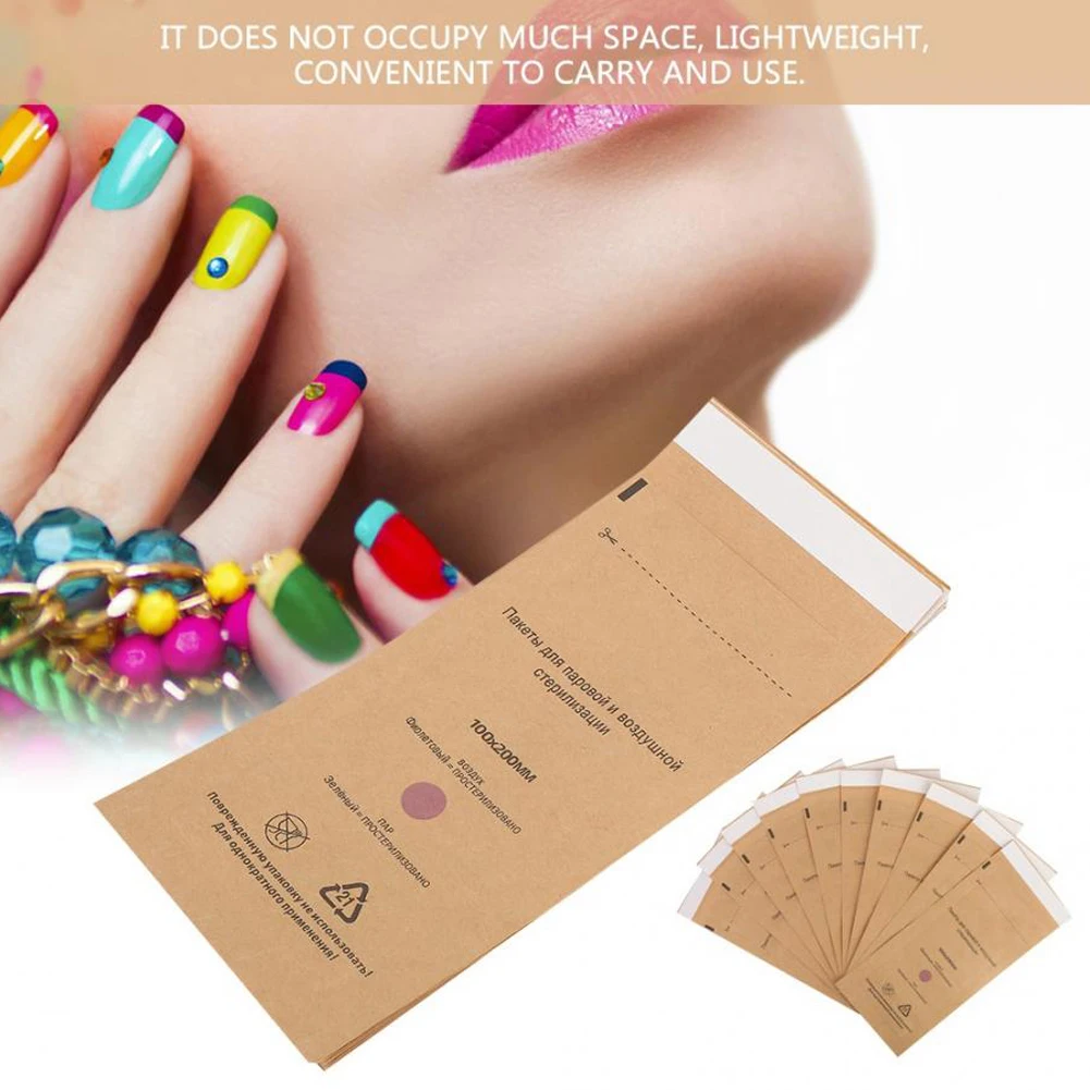 10Pcs Disposable Sterilization Cosmetics Nail Tool Bags Disinfection Machine Accessories Sterilization Bag Manicure Supplies 
10Pcs Disposable Sterilization Cosmetics Nail Tool Bags Disinfection Machine Accessories Sterilization Bag Manicure Supplies