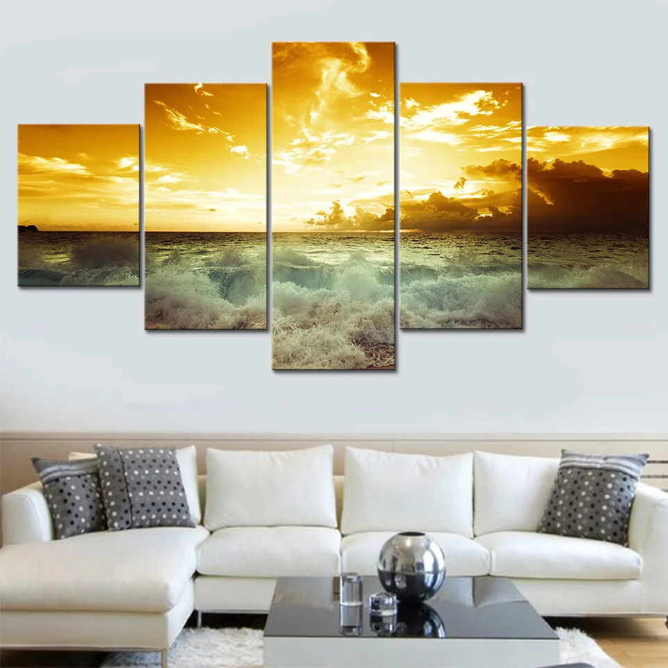 Artwork Poster HD Prints Home Decoration Sea 5 Pieces Landscape Wall Art Modular For Living Room Sky Pictures Canvas Painting
Artwork Poster HD Prints Home Decoration Sea 5 Pieces Landscape Wall Art Modular For Living Room Sky Pictures Canvas Painting