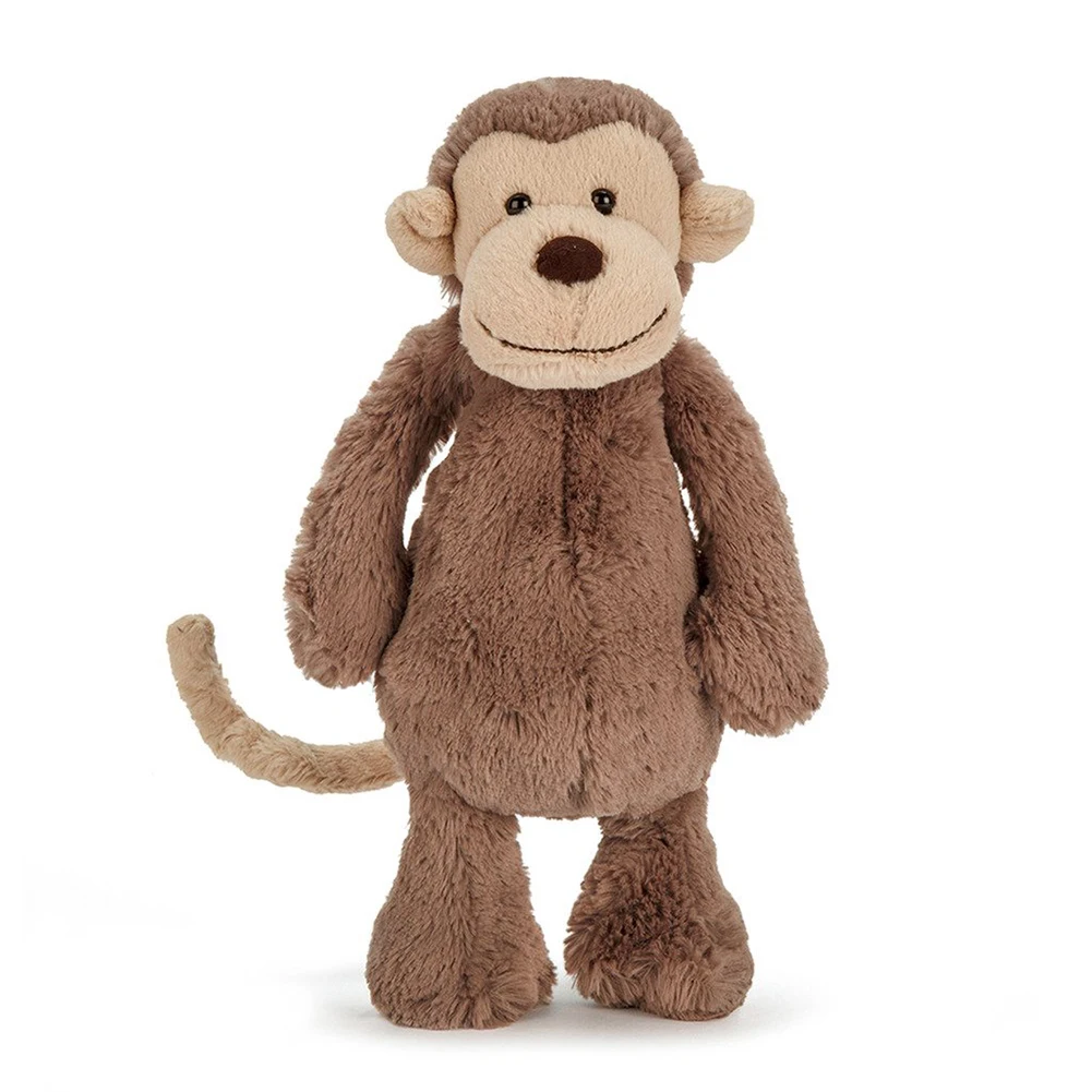 30cm Long Plush Monkey Doll Stuffed Animal Baby Kids Sleep Appease Toys for Children Gifts | Игрушки и хобби