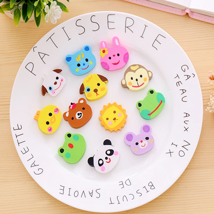 6pcs/lot Lovely Animal Eraser Cartoon Zoo Pencil Erasers for Office School Kids Prize Writing Drawing Student Gift
6pcs/lot Lovely Animal Eraser Cartoon Zoo Pencil Erasers for Office School Kids Prize Writing Drawing Student Gift