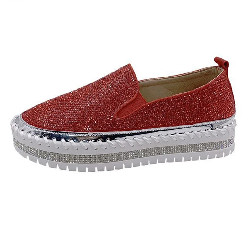 Women's Loafers Sequined Single Shoes Breathable Casual Flat Shoes Plus Size 35-43 Женские Балетки мюли женские
Women's Loafers Sequined Single Shoes Breathable Casual Flat Shoes Plus Size 35-43 Женские Балетки мюли женские