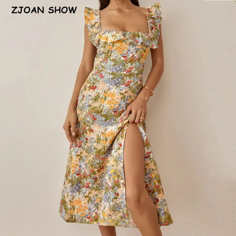 Женское винтажное платье без рукавов, платье на бретелях с цветочным принтом, оборками, квадратным вырезом и разрезом на подоле, Пляжное пра...
Женское винтажное платье без рукавов, платье на бретелях с цветочным принтом, оборками, квадратным вырезом и разрезом на подоле, Пляжное пра...