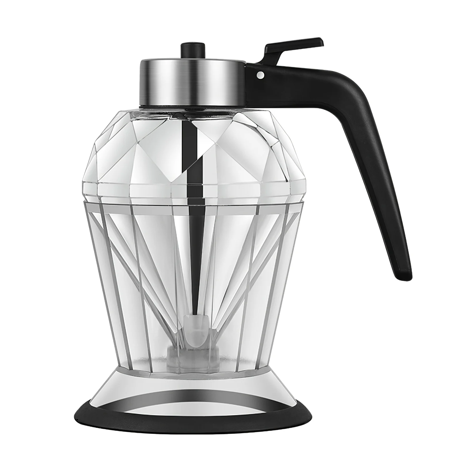New Diamond Glass Oil Dispenser Diamond Oil Bottle One-Handed Refueling Bottle For Food Oil Olive Oil Vinegar Kitchen Tools
New Diamond Glass Oil Dispenser Diamond Oil Bottle One-Handed Refueling Bottle For Food Oil Olive Oil Vinegar Kitchen Tools