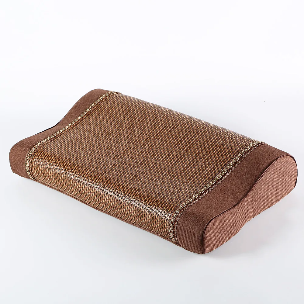 Summer Neck Pillow Mat Pillow Household Striped Rattan Mat Pillow Single Memory Pillow for Sleeping
Summer Neck Pillow Mat Pillow Household Striped Rattan Mat Pillow Single Memory Pillow for Sleeping