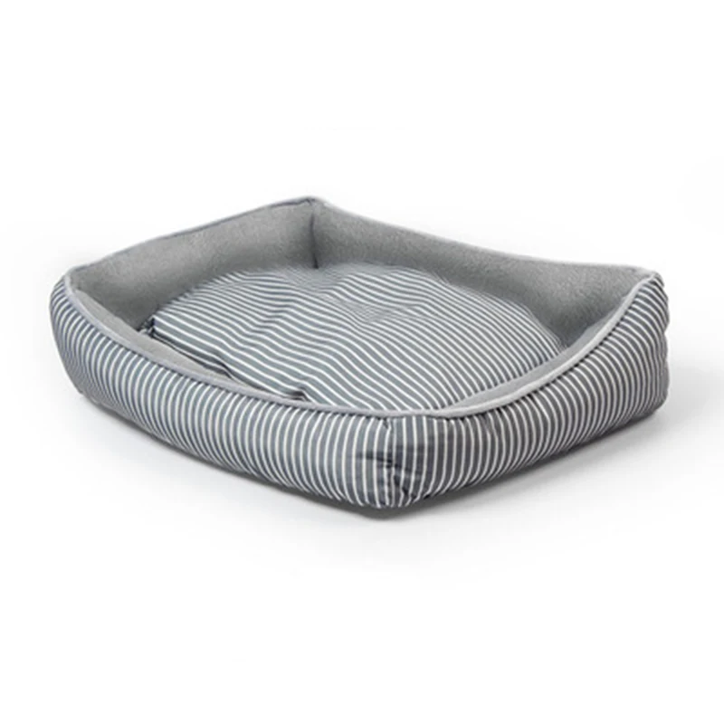 New Striped Kennel Square Kennel Four Seasons Universal Removable And Washable Dog Bed Round Warm Cat Kennel Pet Supplies
New Striped Kennel Square Kennel Four Seasons Universal Removable And Washable Dog Bed Round Warm Cat Kennel Pet Supplies