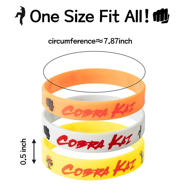 24Pcs Cobra Themed Party Favors Rubber Bracelets Parties Wristbands Parties Supplies Favor Decoration for Children and Adults
24Pcs Cobra Themed Party Favors Rubber Bracelets Parties Wristbands Parties Supplies Favor Decoration for Children and Adults