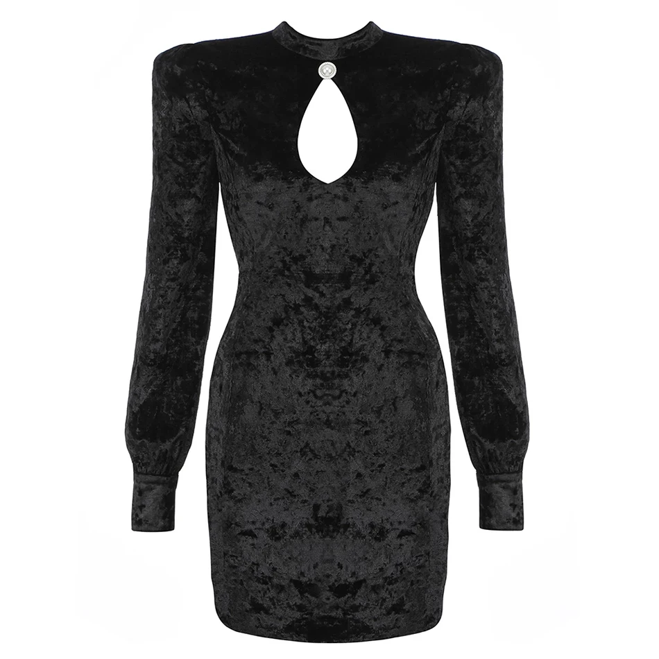 Sladuo 2021 ong Sleeve Hollow Out Women's Dress 2021 New Spring Black Velvet Pearls Celebrity Evening Club Party Ladies Dresses
Sladuo 2021 ong Sleeve Hollow Out Women's Dress 2021 New Spring Black Velvet Pearls Celebrity Evening Club Party Ladies Dresses