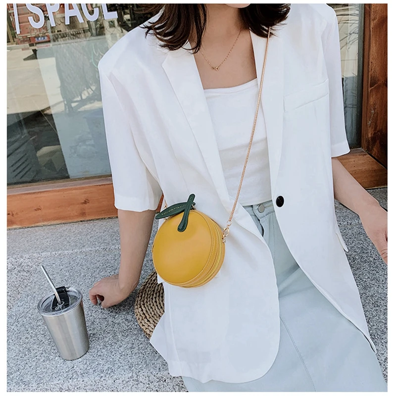 Circular Mini Crossbody Bag for Women 2021 Summer New Apple Design Female Shoulder Bags Girls Handbags Purse Chain Messenger Bag
Circular Mini Crossbody Bag for Women 2021 Summer New Apple Design Female Shoulder Bags Girls Handbags Purse Chain Messenger Bag