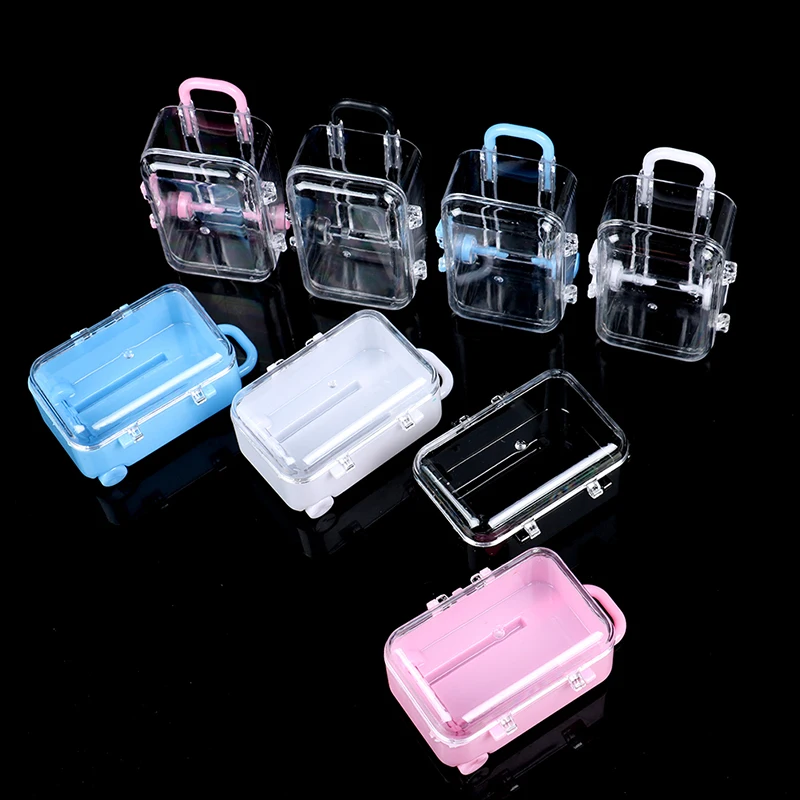1pc Plastic Rolling Suitcase Luggage Box For Dollhouse Miniatures Accessories
1pc Plastic Rolling Suitcase Luggage Box For Dollhouse Miniatures Accessories