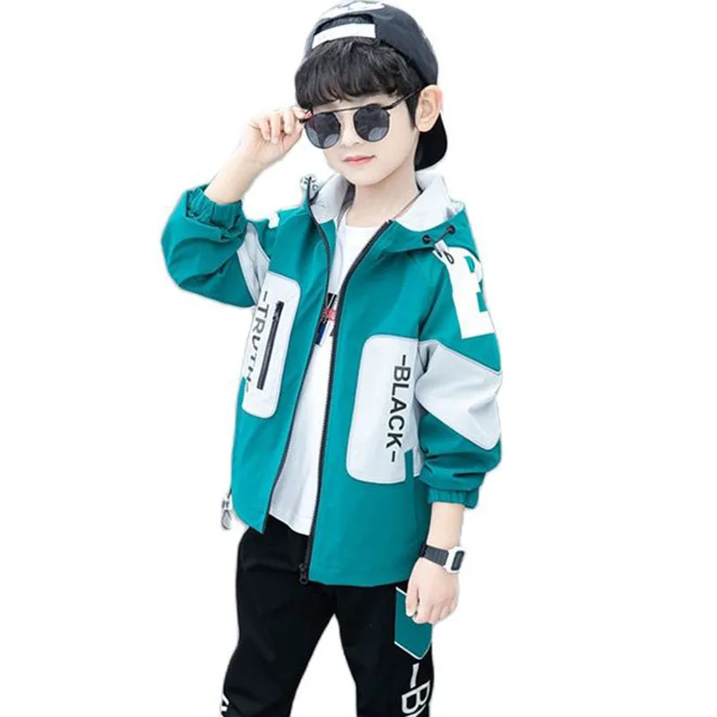 Spring & Autumn Polyester Boy Sets New 2021 Korean Version Fashion 2-Piece Sportswear Hooded Splicing Casual Children's Clothing
Spring & Autumn Polyester Boy Sets New 2021 Korean Version Fashion 2-Piece Sportswear Hooded Splicing Casual Children's Clothing