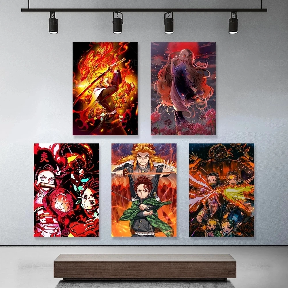 Canvas Kimetsu No Yaiba Poster Japan Anime Painting Wall Art Printing Poster Home Decorative Modern Living Room Modular Pictures
Canvas Kimetsu No Yaiba Poster Japan Anime Painting Wall Art Printing Poster Home Decorative Modern Living Room Modular Pictures