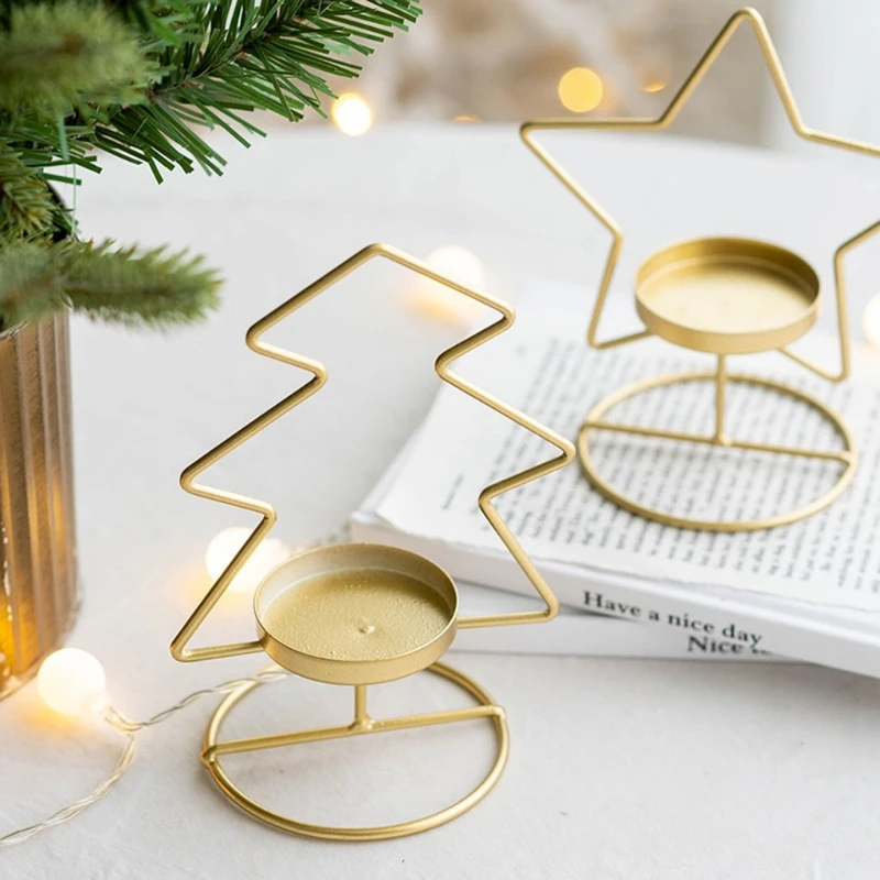 Christmas Candle Holder Wrought Iron Candlestick for Home Decoration Christmas Birthday Table Wedding Desk Ornament
Christmas Candle Holder Wrought Iron Candlestick for Home Decoration Christmas Birthday Table Wedding Desk Ornament
