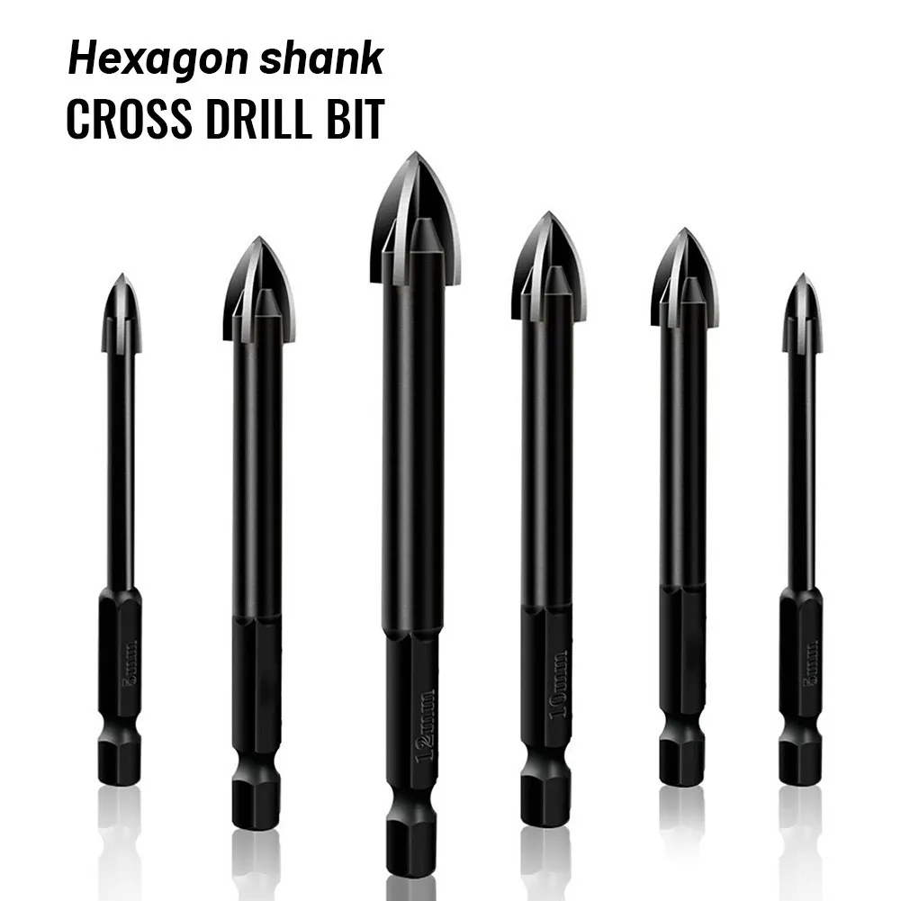 Multifunctional Triangle Drill Bit Carbide Four-blade Cross Head Drill Glass Ceramics Tile Wall Hole Opener 4/ 5/ 6 /8 /10/12mm
Multifunctional Triangle Drill Bit Carbide Four-blade Cross Head Drill Glass Ceramics Tile Wall Hole Opener 4/ 5/ 6 /8 /10/12mm