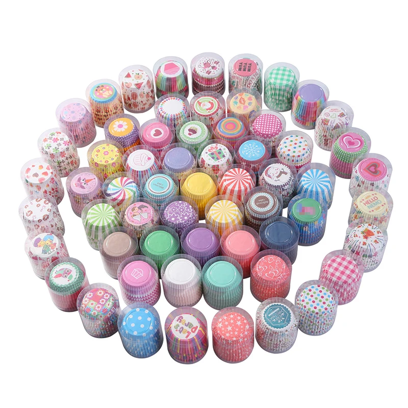 100Pcs/pack Cake Muffin Cup oil proof Paper Cups High temperature resistance Cake box Cupcake Liner Kitchen Baking Accessories C
100Pcs/pack Cake Muffin Cup oil proof Paper Cups High temperature resistance Cake box Cupcake Liner Kitchen Baking Accessories C