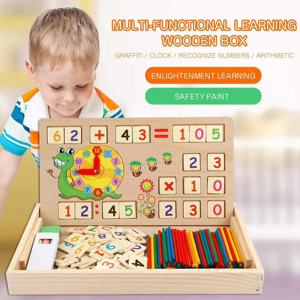 Math Learning Box Scientific Educational Toys Wooden Board Montessori Toy Counting Toy Clock Numerals Perfect Kids Gift Math
Math Learning Box Scientific Educational Toys Wooden Board Montessori Toy Counting Toy Clock Numerals Perfect Kids Gift Math