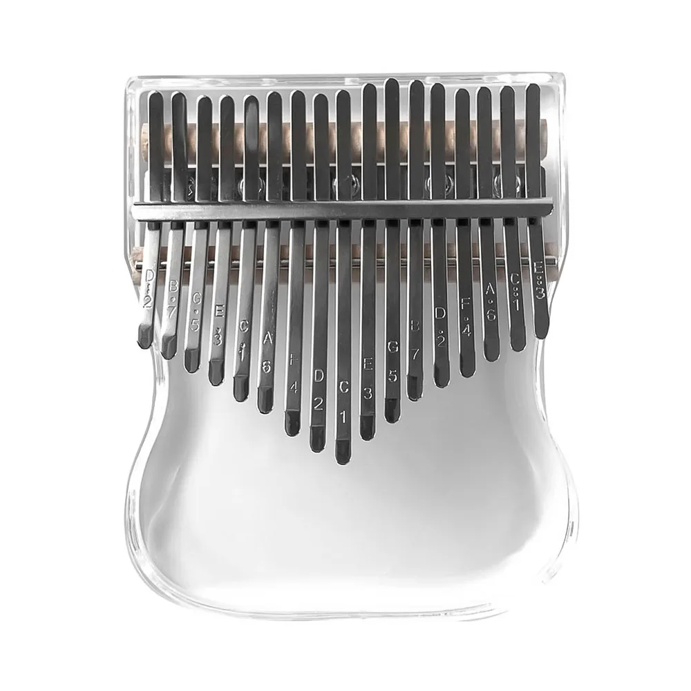 17-Key Kalimba 17 Keys Thumb Piano Transparent Acrylic Kalimba Keyboard Instrument Mbira with Tuning Hammer Carring Case
17-Key Kalimba 17 Keys Thumb Piano Transparent Acrylic Kalimba Keyboard Instrument Mbira with Tuning Hammer Carring Case