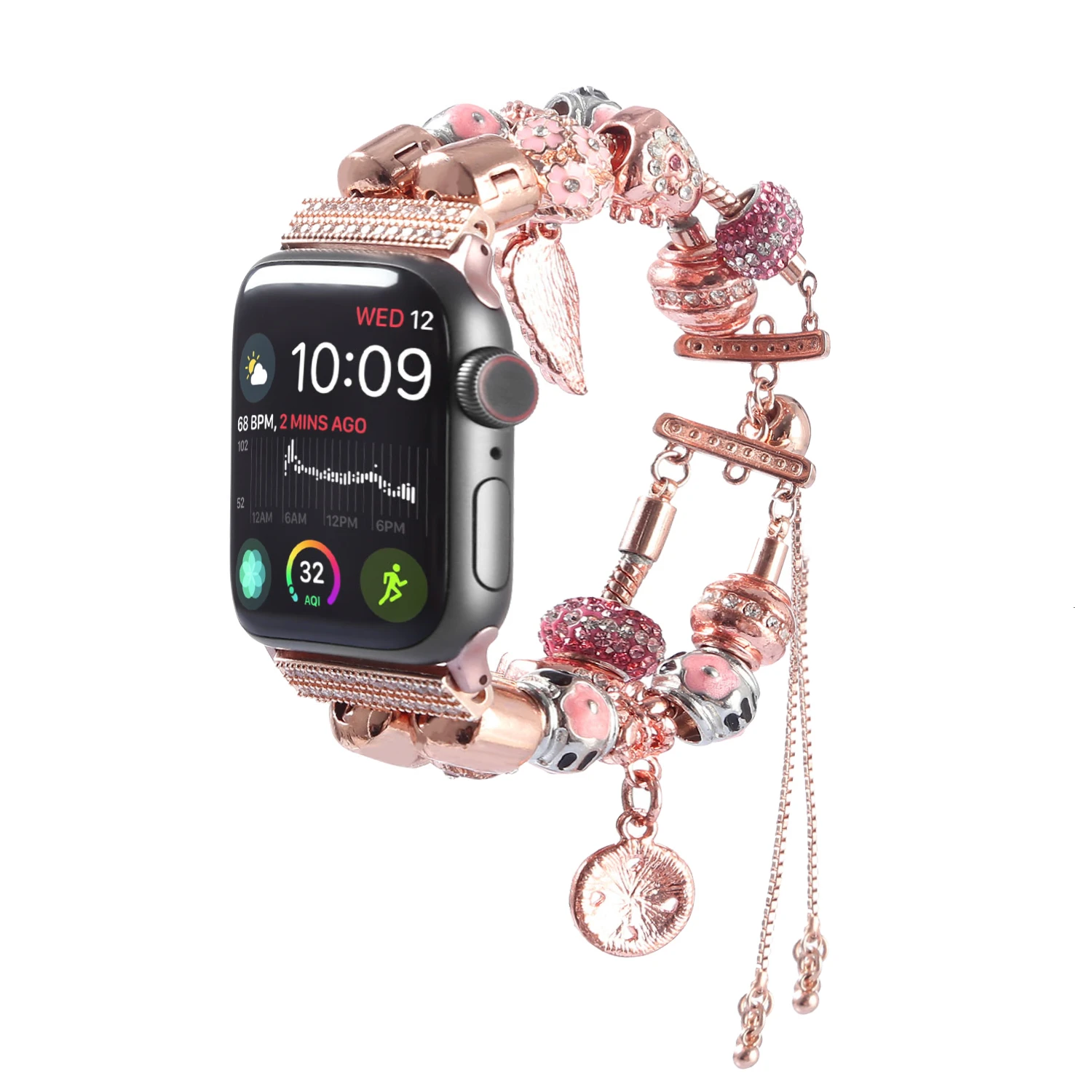 DIY женский ремешок для часов apple watch 5 4 полоса 44 мм iwatch спортивные полосы 42
