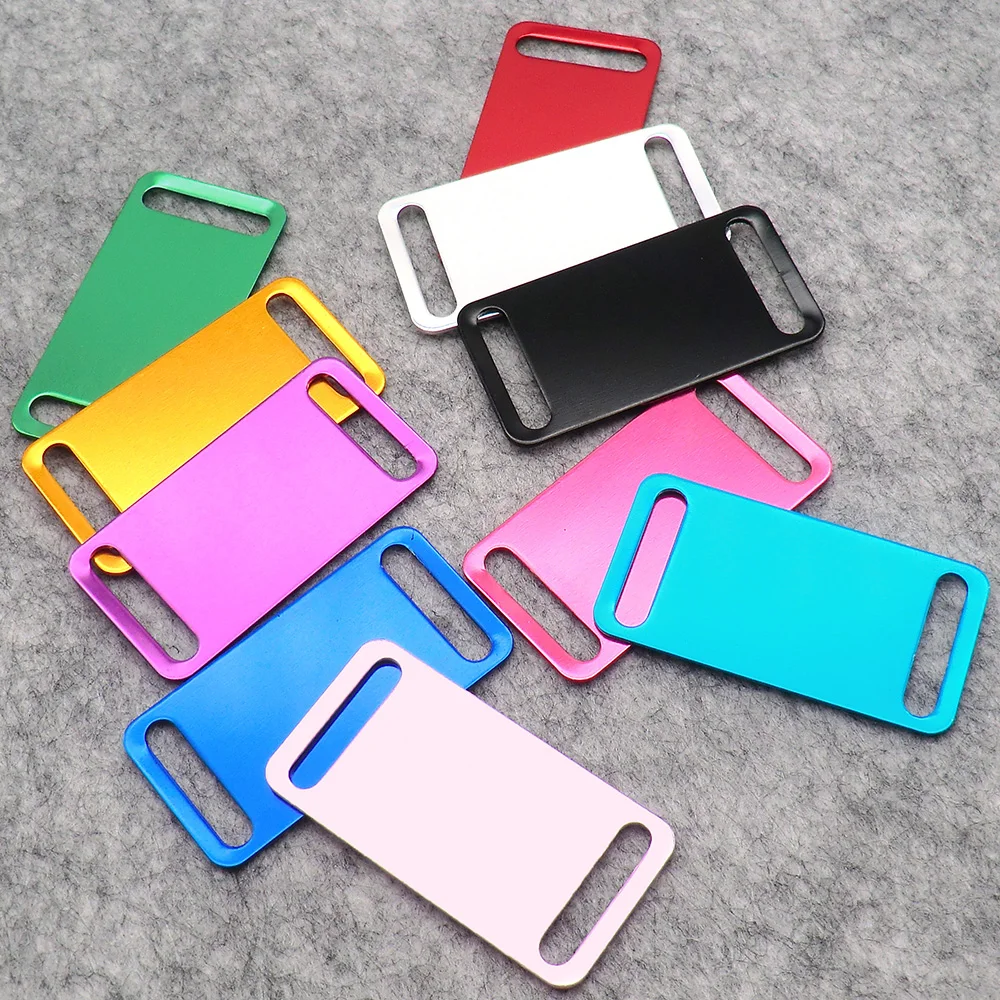 Wholesale 100PCS Square Dog ID Tag Custom Pet Dog Cat Anti-lost Tags Engraved Puppy Cats Nameplate For Dogs Collar Pendant
Wholesale 100PCS Square Dog ID Tag Custom Pet Dog Cat Anti-lost Tags Engraved Puppy Cats Nameplate For Dogs Collar Pendant