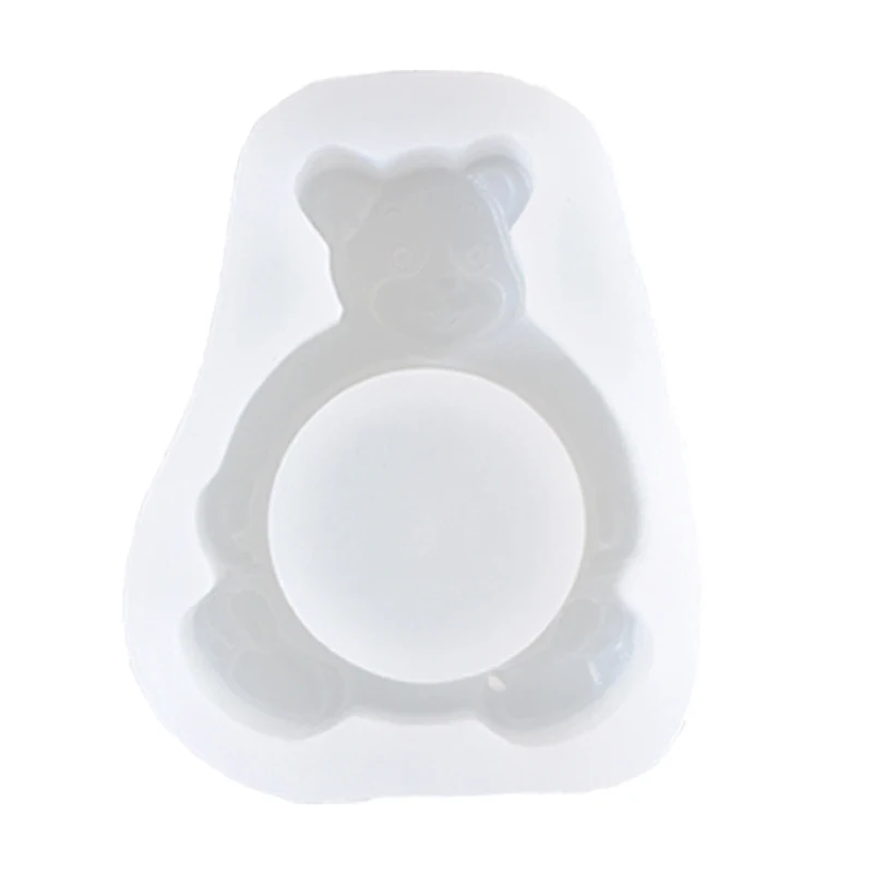 Fashion Crystal Epoxy Resin Mold Bear Tea Wax Candlestick Silicone Mould Home Decorative DIY Crafts Candle Holder Casting Tools
Fashion Crystal Epoxy Resin Mold Bear Tea Wax Candlestick Silicone Mould Home Decorative DIY Crafts Candle Holder Casting Tools