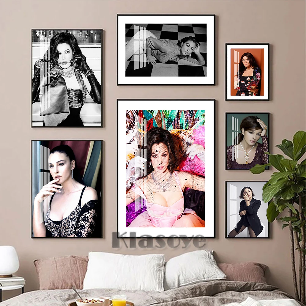 Monica Bellucci Famous Beautiful Actress Vintage Art Prints Poster Sexy Girl Movie Star Wall Hanging Canvas Painting Home Decor
Monica Bellucci Famous Beautiful Actress Vintage Art Prints Poster Sexy Girl Movie Star Wall Hanging Canvas Painting Home Decor