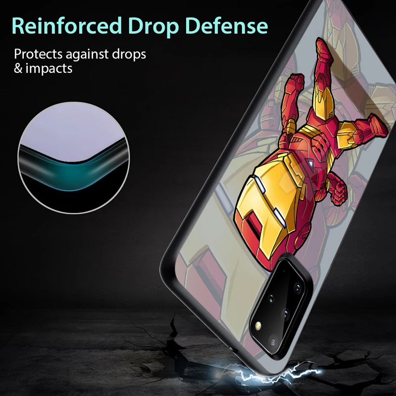 Marvel Iron Man Carrtoon Art for Samsung Galaxy S21 S20 FE Ultra Lite S10 5G S10E S9 S8 Plus Black Phone Case 
Marvel Iron Man Carrtoon Art for Samsung Galaxy S21 S20 FE Ultra Lite S10 5G S10E S9 S8 Plus Black Phone Case