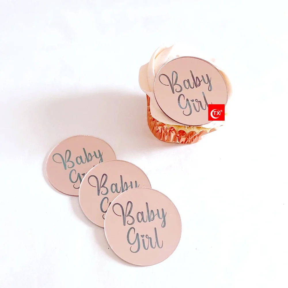 10pcs Baby Boy Baby Girl Cupcake Topper Gold 3D Round Cake Topper For Kids Birthday Party Cake Decoration 5CM Circle Baby Shower
10pcs Baby Boy Baby Girl Cupcake Topper Gold 3D Round Cake Topper For Kids Birthday Party Cake Decoration 5CM Circle Baby Shower