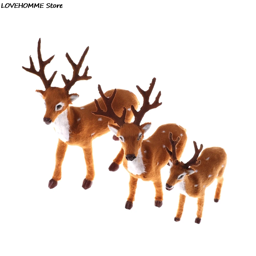 Simulation Christmas Deer Christmas Elk Plush Reindeer Christmas Decoration Fairy Garden Miniatures Props
Simulation Christmas Deer Christmas Elk Plush Reindeer Christmas Decoration Fairy Garden Miniatures Props